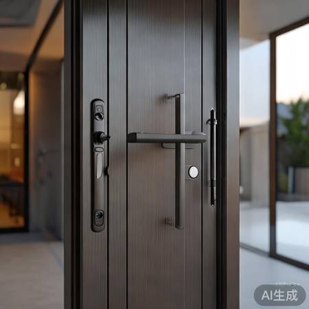 “安全防盗，智能锁芯，翻墙难入