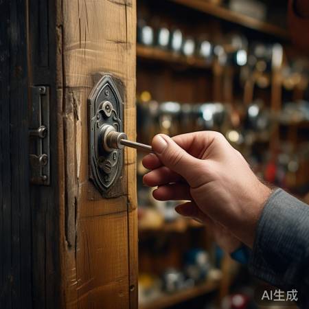 锁芯磨损需更换，确保安全！