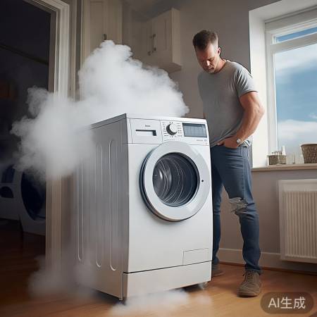 三洋洗衣机冒烟，原因与解决。