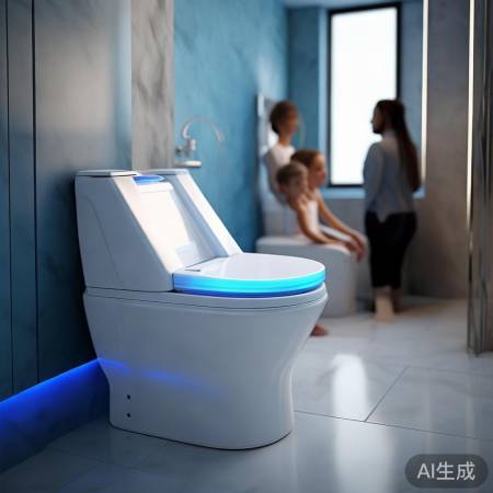 智能马桶除臭保清新，自动除菌更