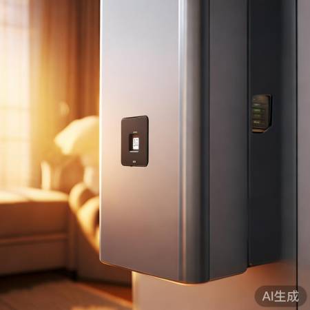 开启壁挂炉电源，准备启动。