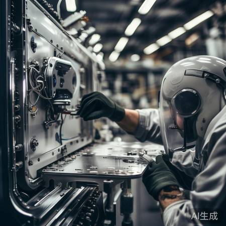 安装面板，按位固定螺丝。