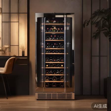 中档酒柜，精致实用，红酒收藏佳