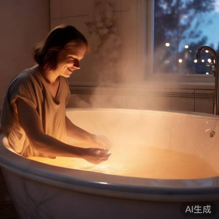 25度水温适宜,提前加热更舒适