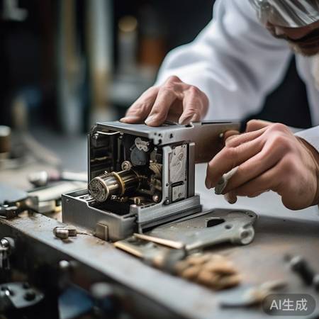 小心拆锁体，先电机后齿轮。