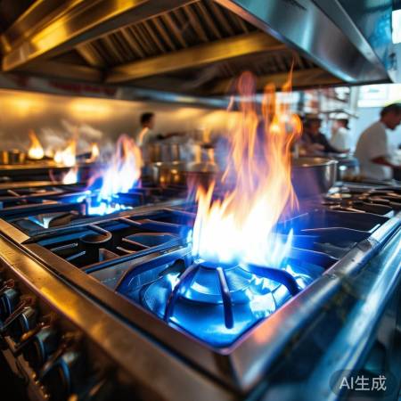 商用燃气灶,双灶猛火,烹饪利器