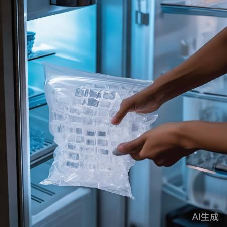 冰块封存防异味，延长保鲜。