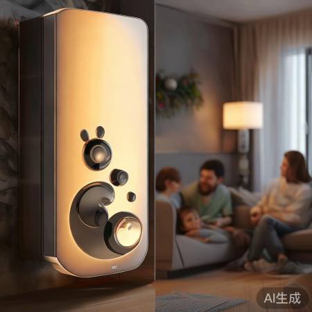 杨帆小松鼠壁挂炉，简约时尚温馨