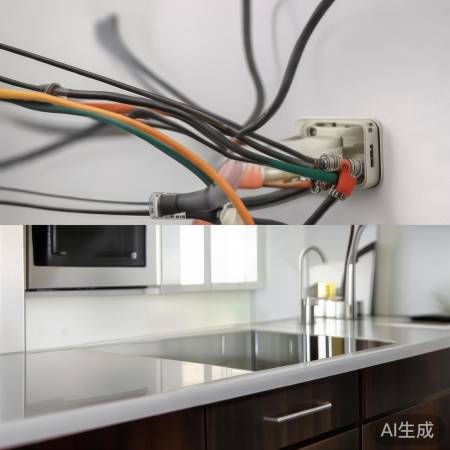 油烟机传感器线连接:棕紫信号,