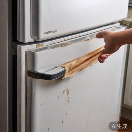 冰箱门封条老化，及时更换保冷藏