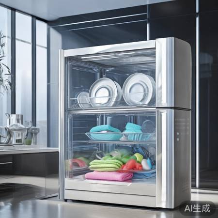 美的消毒柜，分层消毒，贴心设计