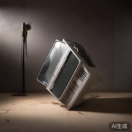 空调安装不规范，易抖动。