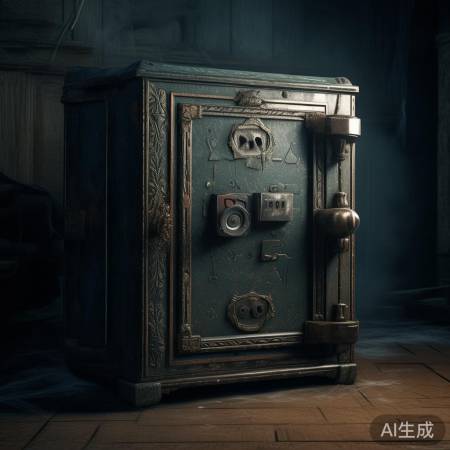 老式保险柜:机械锁开法。