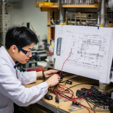 依图接线,红黑线连接加热管端