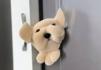 美的冰箱服务全国无忧交流〖萌宠冰箱贴，掌门狗毛绒款，家居必备小物〗