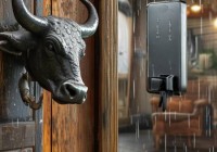 青稞智能锁全国客服维修号码传授$牛头锁装智能锁，告别漏孔烦恼