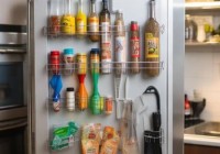 三星冰箱400售后平台梳理۞冰箱侧面收纳神器，空间利用新方案