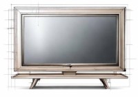 贝可智能电视机热线维修咨询阐释（现代电视机平面设计图教程：轻松绘制高清电视外观）