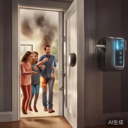 智能锁安全开关，紧急逃生助手