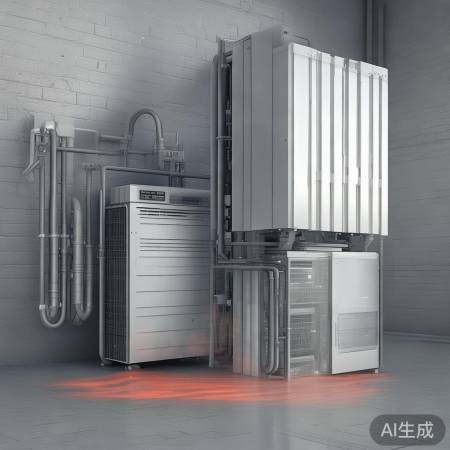 空气能热泵，空调式供暖