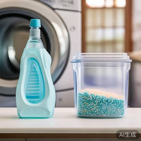 滚筒选液态，波轮选颗粒