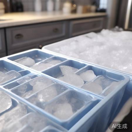 冰块越小，冻得越快