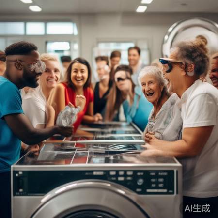 共享洗衣机，社区生活更便捷