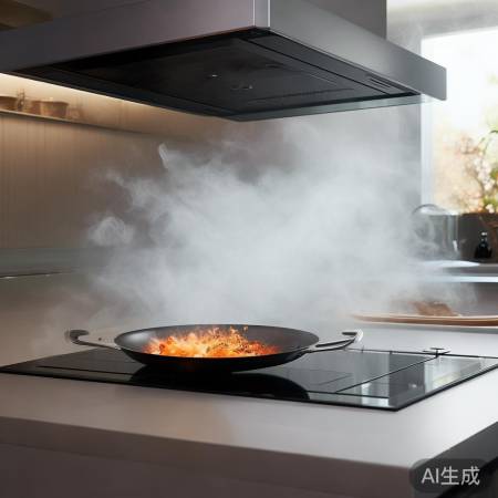集成灶吸烟快,油烟无残留