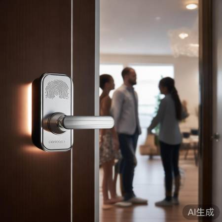 科技发展,指纹锁普及