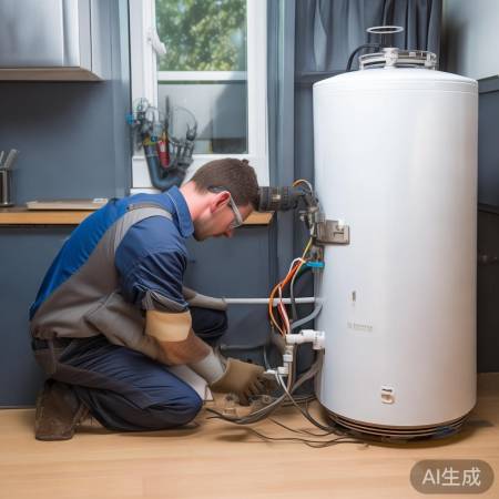 安装热水器,注意电源与管道