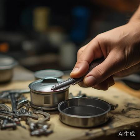 螺丝刀轻拧盖子