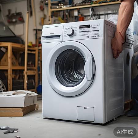 新桥波轮洗衣机安装准备