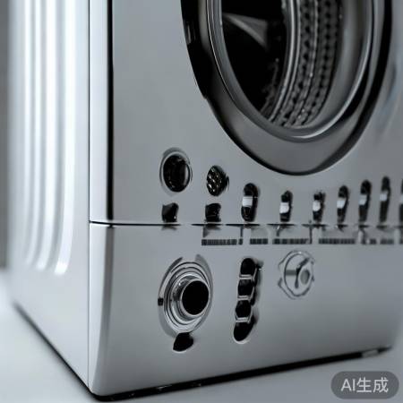 洗衣机底部打孔排水