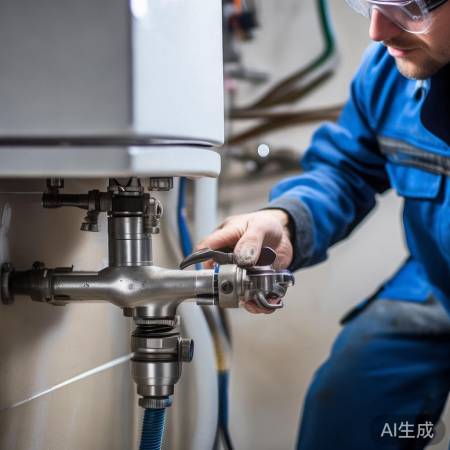 壁挂炉热水管道螺纹连接