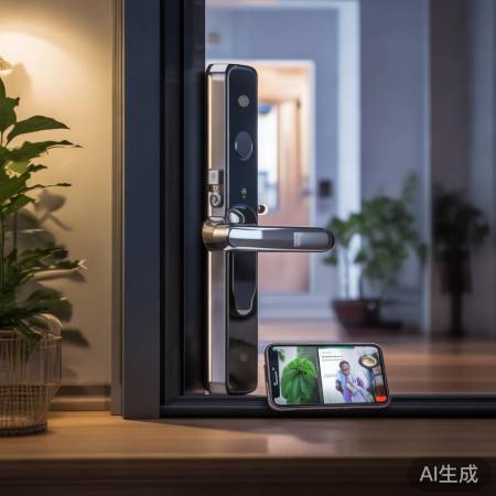 指纹锁远程开锁，安全方便