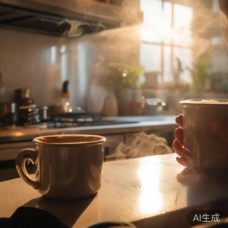 周末厨房，咖啡与抽油烟机