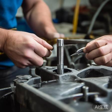 安装新喷嘴，轻拧螺丝