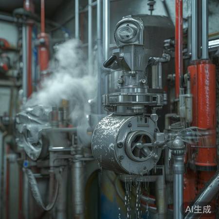 补水阀损坏,需更换吸水管