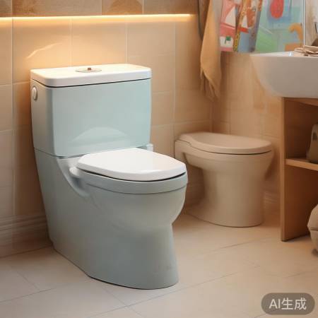 颜色搭配,温馨卫生间