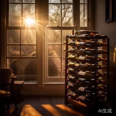 酒柜宜半阴半阳处