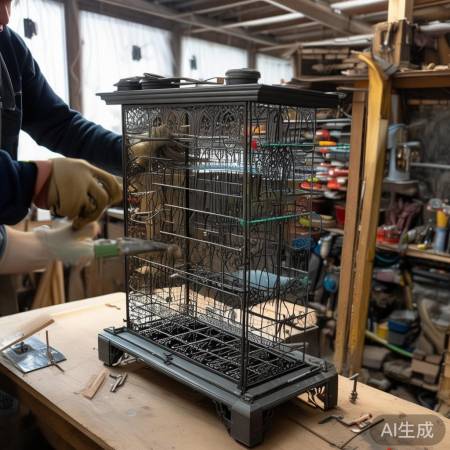 拆装铁艺红酒柜，轻拿轻放