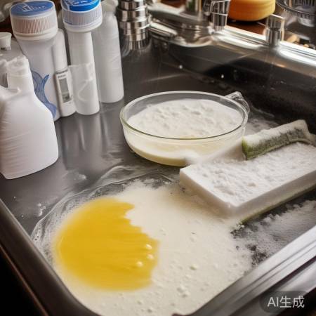 油渍清洁剂涂抹