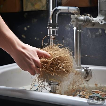 洗衣机排水管堵塞,需定期清理