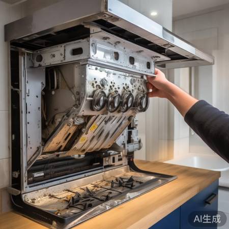 油烟机清洁保养防蜂鸣