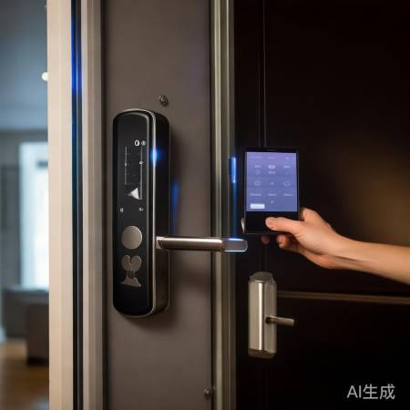 手机开门，自动上锁