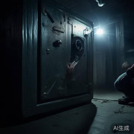 老式保险柜钥匙孔在底部