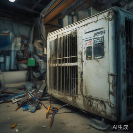 空调电路板故障，考虑换新。