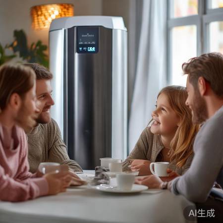 “空气能热水器，冬季制冷神器”