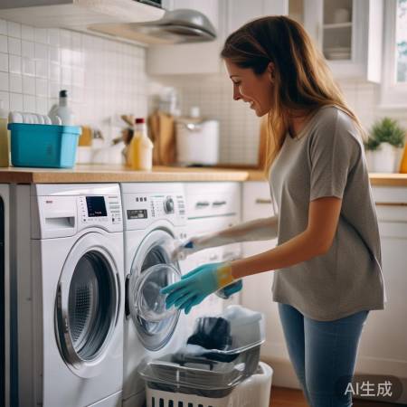 洗衣机定期大清洗，衣物更干净