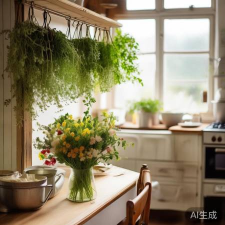 厨房清新自然，点赞转发！